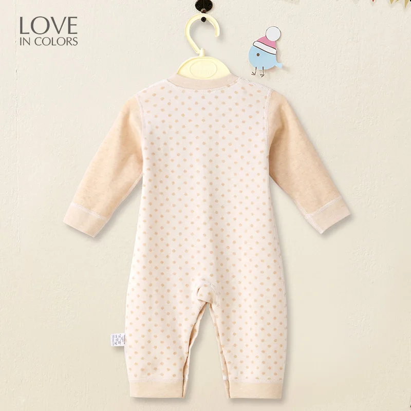 Loveincolors детские комбинезоны из 100% хлопка в горошек мягкая детская одежда|baby