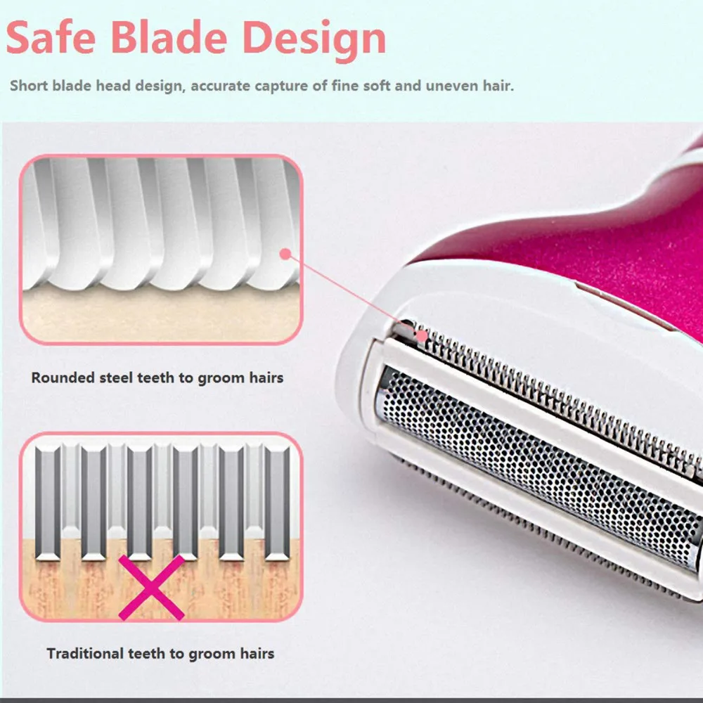 4 IN 1 Body Shaver Women Face Legs Shavers machine lady hair removal trimmer epilator hair removal set Hair Remover tools