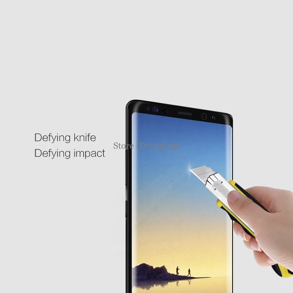 Фото Защитная пленка для Samsung Galaxy Note 8 NOTE8 Nillkin 3D CP + Max с полным покрытием и защитой от Защитная пленка для Samsung Galaxy Note 8 NOTE8 Nillkin 3D CP + Max с полным покрытием и защитой от