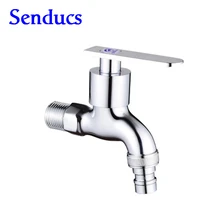 Горячая цинковый сплав стиральная машина смеситель кран с латунь с одной ручкой быстрооткрывающийся кран для дома садовый кран