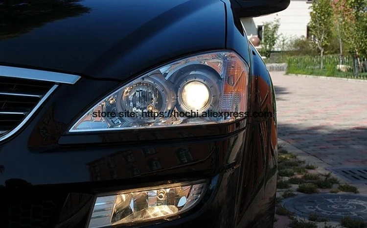 HochiTech белый 6000K CCFL головной светильник Halo Angel Demon Eyes Kit светильник angel eyes для SsangYong Kyron 2007 2008 2009 2010