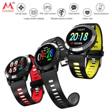 Умные часы R15 кровяное давление наручные часы Шагомер Браслет фитнес-трекер для IOS Android металлический ремешок 2 цвета ремешок