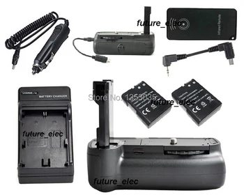 

New Vertical Power 2-Step Shutter Battery Hand Handle Grip Holder For Nikon D3200 D3300 Camera+IR Remote+2x EN-EL14+ Car Charger