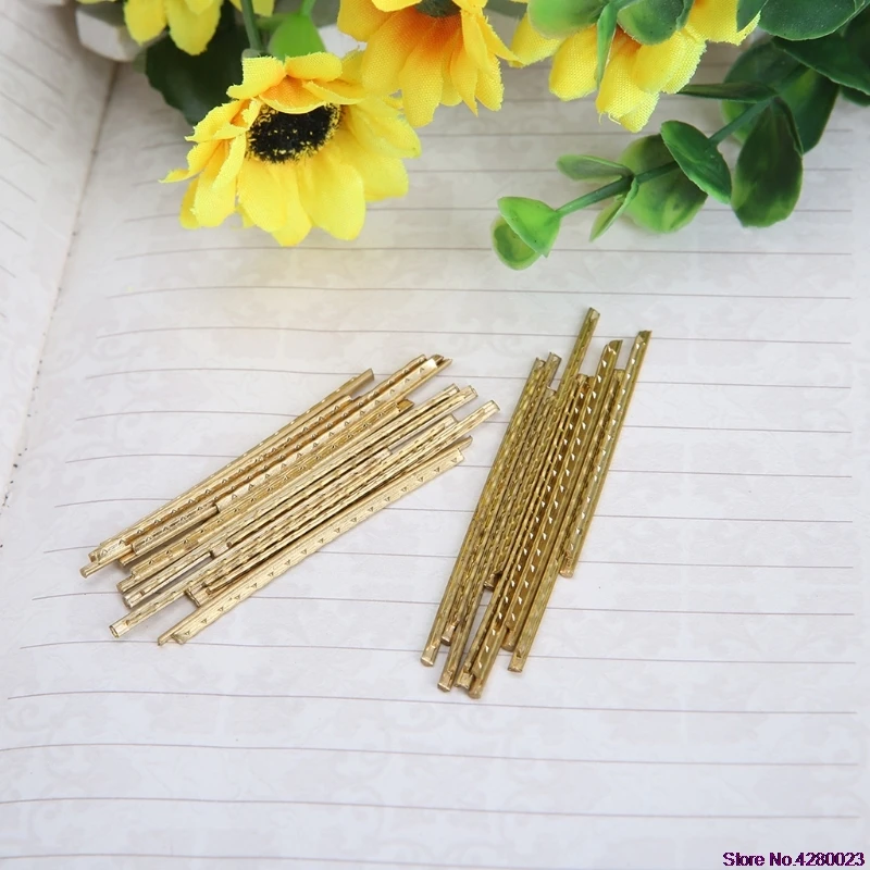 

2019 New 19pcs/set 2.2mm Width Brass Fret Wire Fretwires for Classical Acoustic Guitars