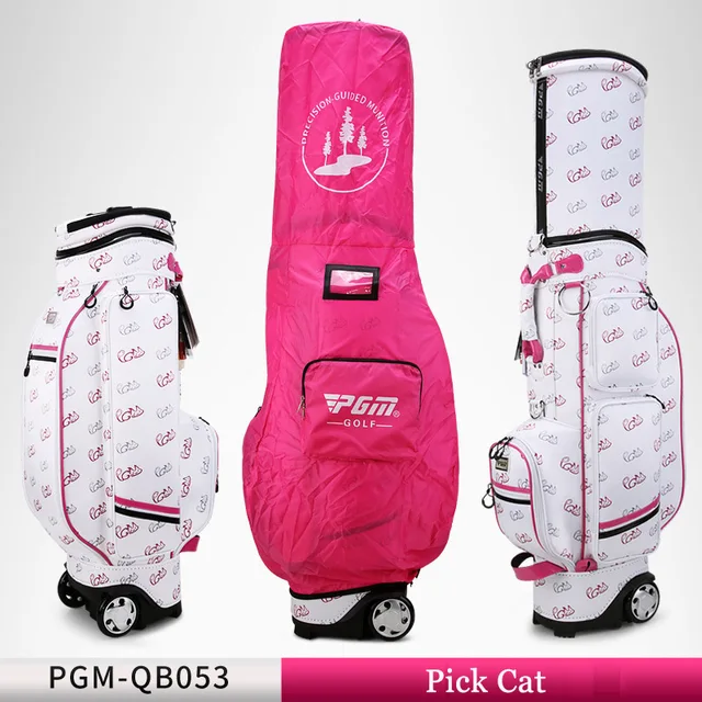 PGM QB053 Women's Professional Pink Golf Standard Ball Bag