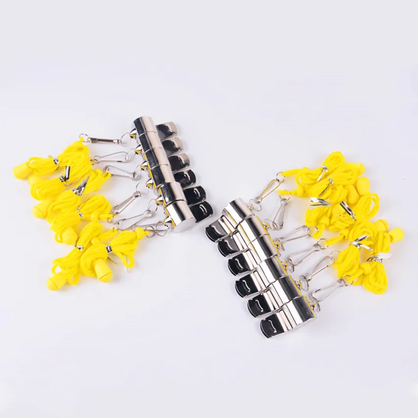 Stainless Whistle Whistle 10PCS Soccer Referee Whistle Campus Student Whistle High Sound Loud
