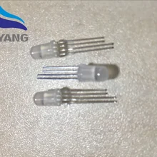 50 шт. APA106 F5 5 мм RGB светодиодный чип Интегрированный RGB светодиодный s(как WS2812B) APA106 круглый головной убор полноцветный светодиодный s