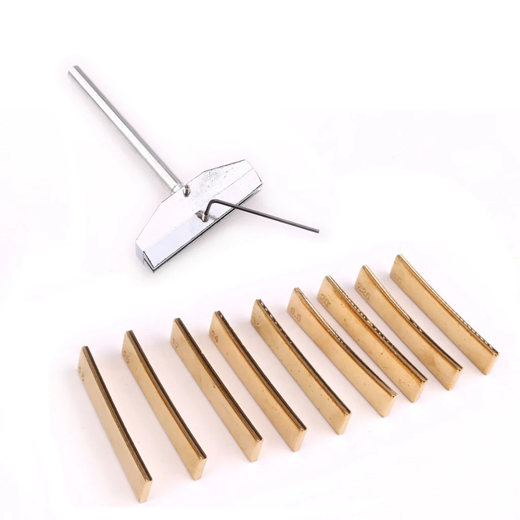 

HOT 1 Set Guitar Fret Installation Tool Copper Mounting Head Durable Wrench for Installing HV99