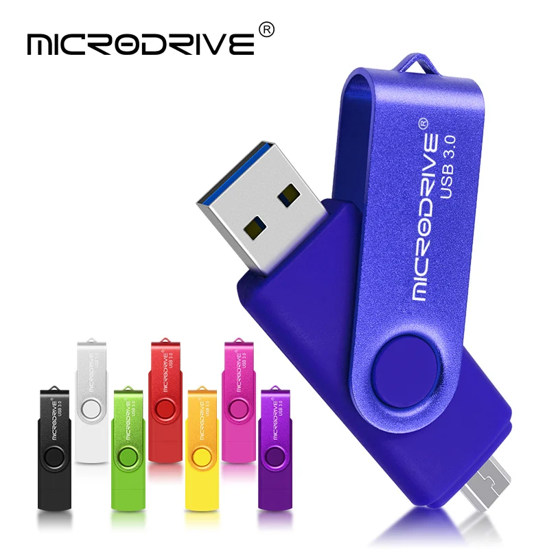 

Smart Phone USB Flash Drive Metal Pen Drive 64GB pendrive 32GB USB 3.0 OTG external storage micro usb memory stick Flash Drive