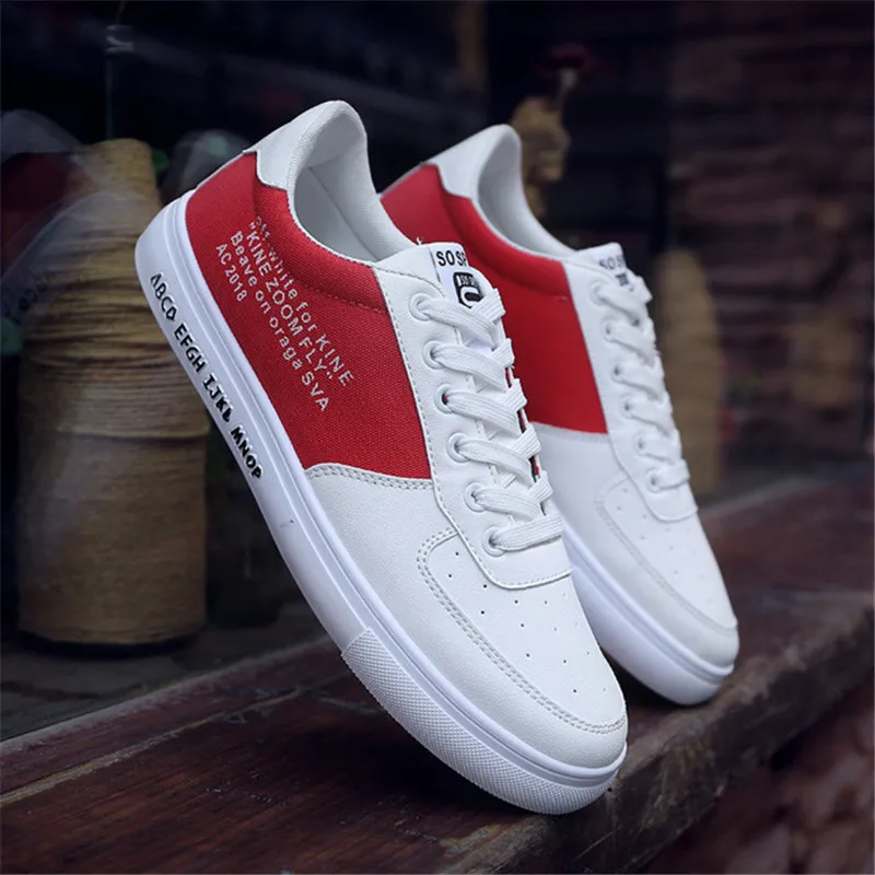 

Ligentleman Men's Spring Autumn Top Fashion Sneakers Lace-up High Style Solid Colors Man Shoes Fashion Flat Loafers Shoe