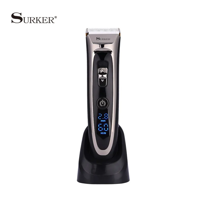 

LED 100-240V Professional Hair Clipper Electric Hair Trimmer Powerful Hair Shaving Razor Machine Hair Cutting Beard Trimer 4243