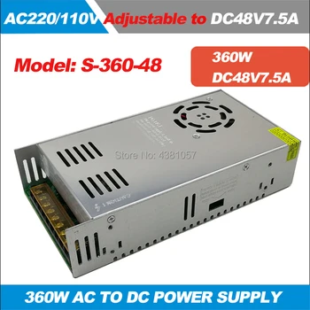 

360W Lighting Transformers 110V/220V AC to DC 48V 7.5 AC to DC Switch Power Supply Adapter Converter for LED Strip light Driver