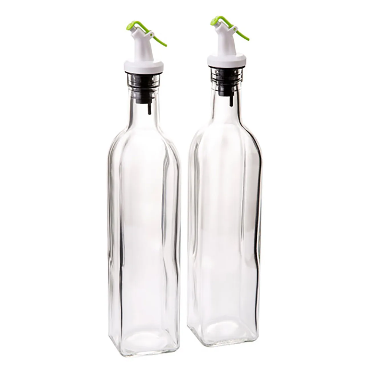 Green 500ml Otherhouse 2 шт. Стекло маслораспределительное устройство соус уксус контейнер, Бутылочки для масла Соусники приправа бутылка Диспенсер Кухня инструмент графинчик - Цвет: Green 500ml