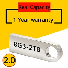 Металл мини USB Flash Drive Водонепроницаемый накопитель 32 ГБ USB 2,0 флэш-карты памяти ключ USB Pendrive Stick 64 ГБ 8 ГБ 16 ГБ 512 ГБ подарок