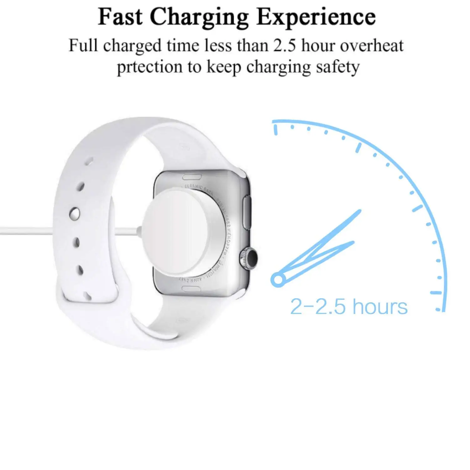Магнитное зарядное устройство для Apple Watch USB Беспроводная зарядка 38 мм и 42 мм для iWatch серии 5 4 3 2 1 3FT Беспроводное зарядное устройство
