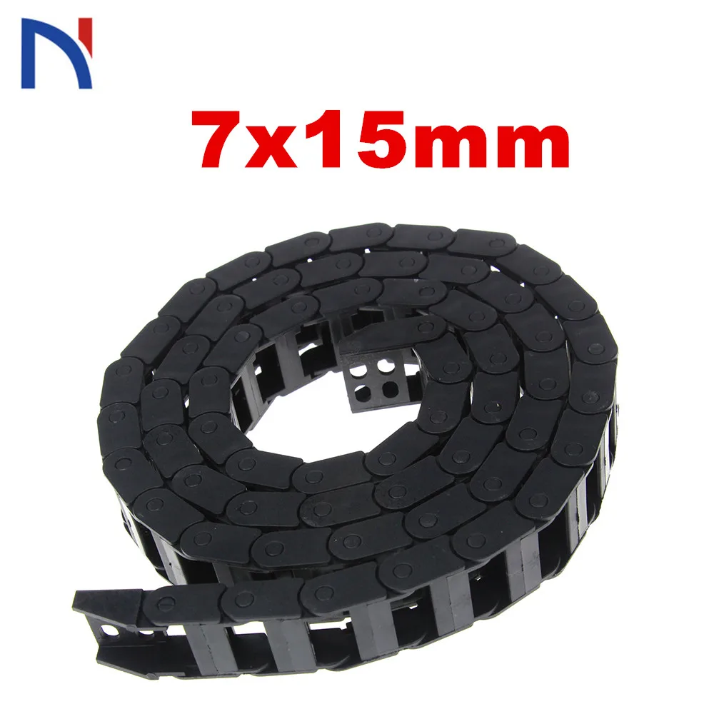 Inner Size : 1000x7x7mm YAYANG Drive chain 1M transmission drag chain for machine cable drag chain for 3d printer cnc Tool parts