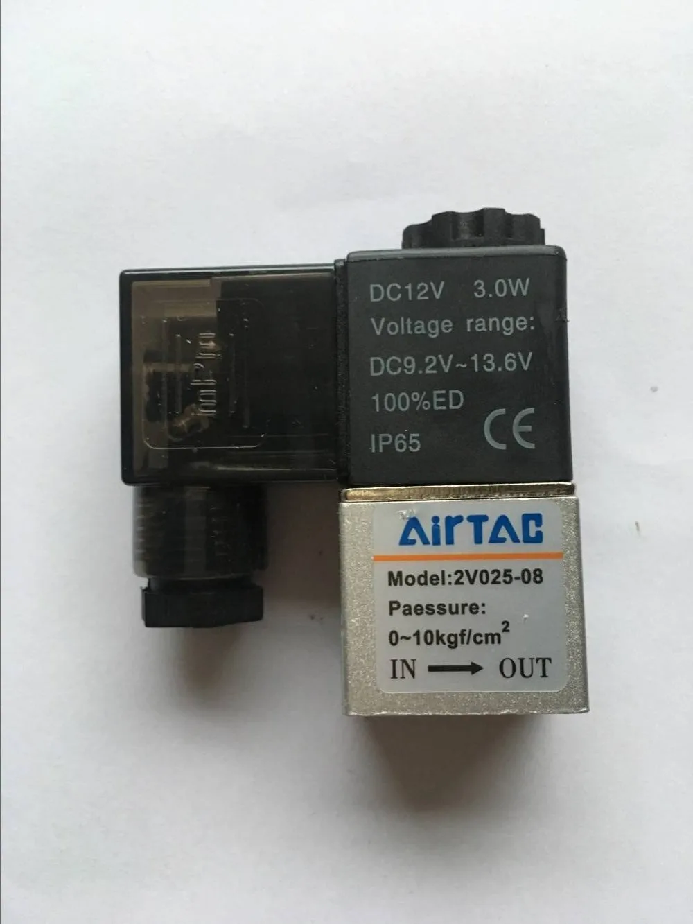 

1pc Air Solenoid Valve 2V025-08 2 Position 2 Port 1/4" Normally Closed Pneumatic Control Valve 12VDC 24VDC 110VAC 220VAC