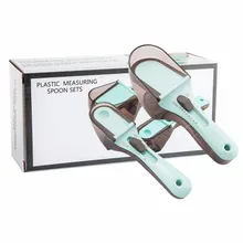 Высокое качество 2 шт. силиконовые мерные стаканчики мерные ложки для выпечки инструмент 2 комплекта кухонные принадлежности для дома с использованием дропшиппинг