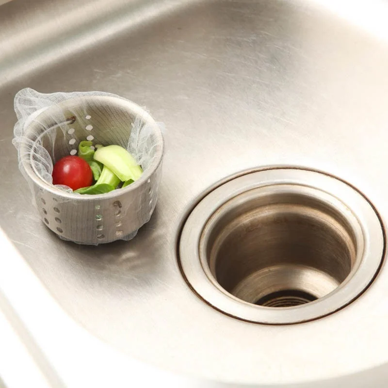 

50pcs Drain Filter Net Kitchen Bathroom Pool Sink Strainer New Design Waste Plug Drain Filter Net Kitchen Colander Cleaning Tool