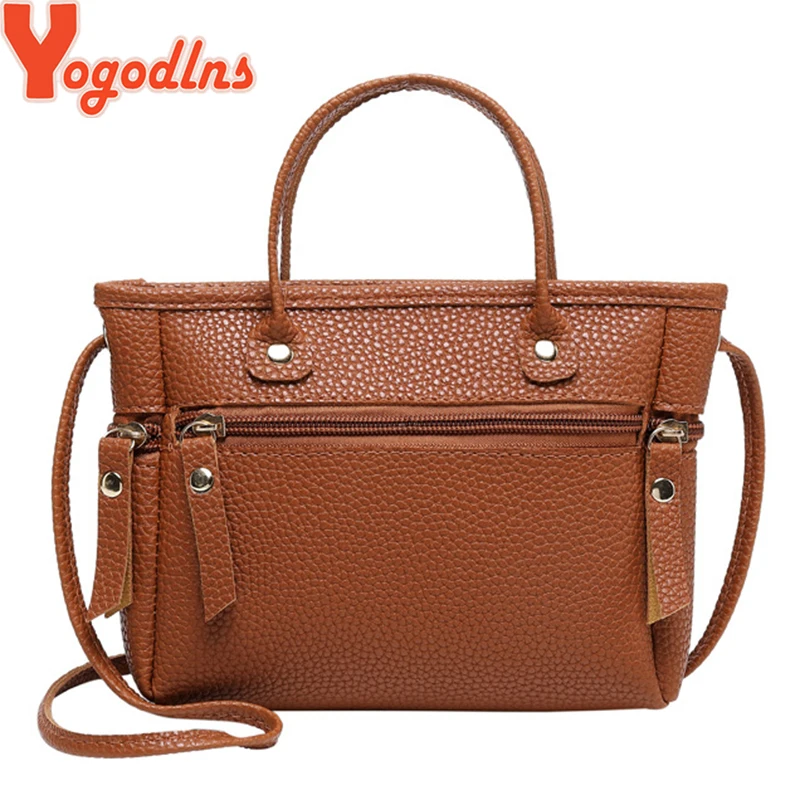 

Yogodlns Women Bag Top-Handle Simple Mini Handbags Female Shoulder Bag PU Leather Crossbody Bag Money Purse Ladies Phone Purse