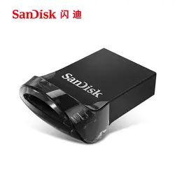 SanDisk Fit USB флэш-накопитель 64 ГБ CZ430 16 Гб миниатюрный USB флеш-накопитель 3,1 до 130 МБ/с./с Флэшка высокоскоростная USB 3,0 USB палка 32 Гб 128 г