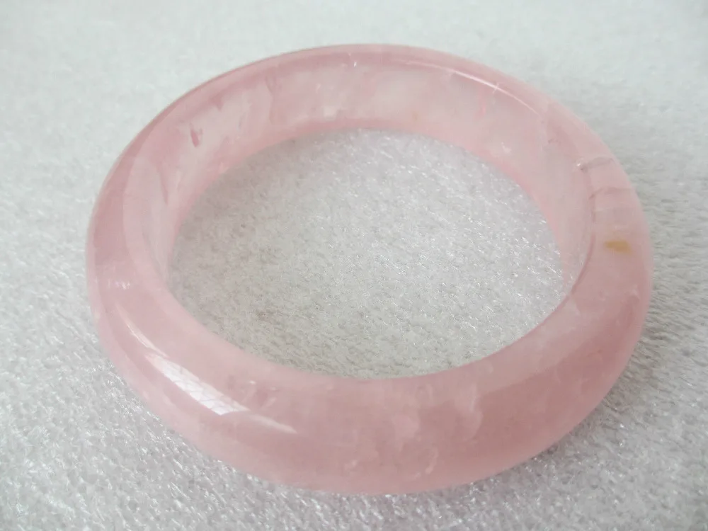 

432 NATURAL PRETTY ROSE QUARTZ CRYSTAL BRACELET HEALING