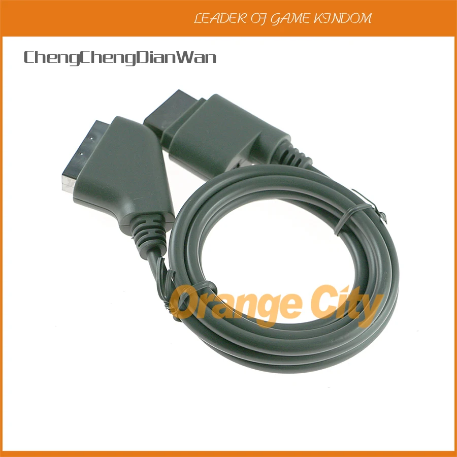 ChengChengDianWan Высокое качество 1 8 м 6 футов Scart RGB HD TV Аудио Видео AV кабель для xbox360 xbox 360 5