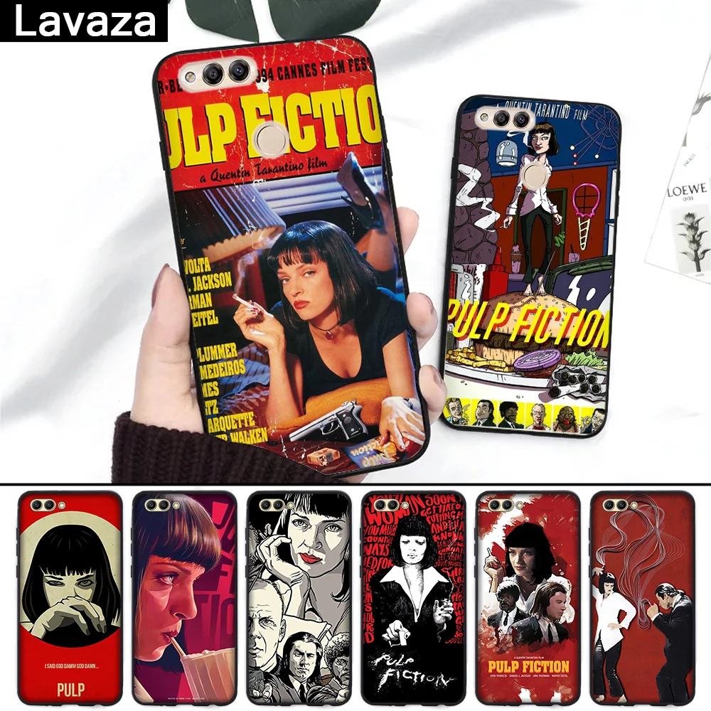 

Lavaza PULP FICTION MOVIE POSTER Unbelievable Silicone Case for Huawei Honor 6A 7A 3GB Pro 7X 8 Lite 8X 8C 9 Note 10View 20 9X