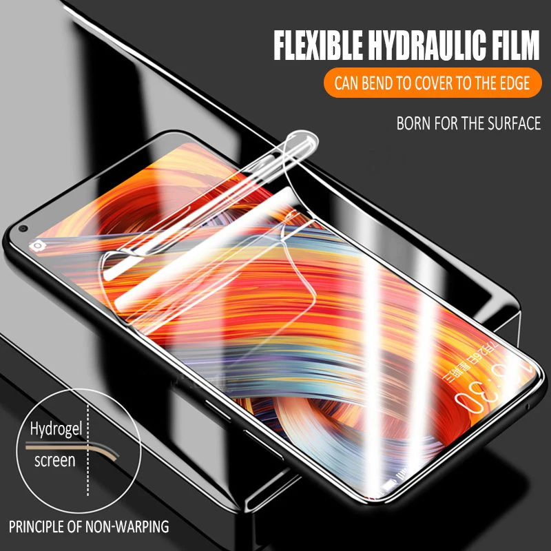 

9D Full Curved Soft Hydrogel Film For Redmi Note 7 6 5 7 Pro Clear Screen Protector For Xiaomi 9 8 Lite Mix 3 Max 3 PocoPhone F1