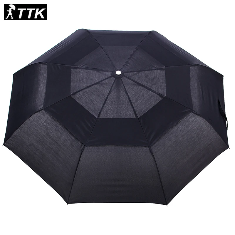 2018 new top quality super large men's umbrella wooden handle strong