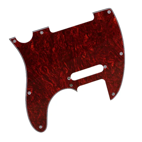 Red Tortoise Shell Pickguard 3 Ply 8 Screw Hole Celluloid and PVC Shell Pickguard For Telecaster Guitar Parts