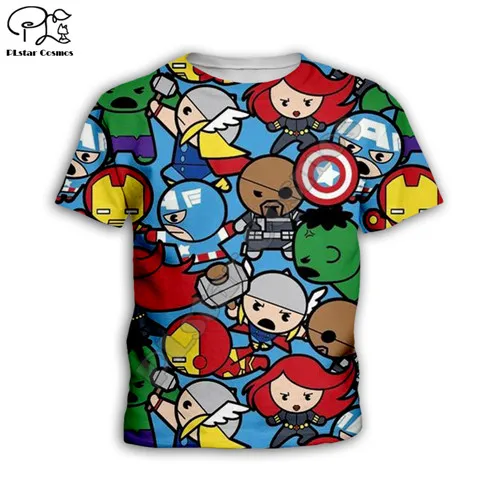 Толстовки с капюшоном для мальчиков и девочек, толстовки с Мстителями, с 3D принтом, супергерой Marvel, Капитан Америка, Железный человек, Халк, пуловер, детский спортивный костюм