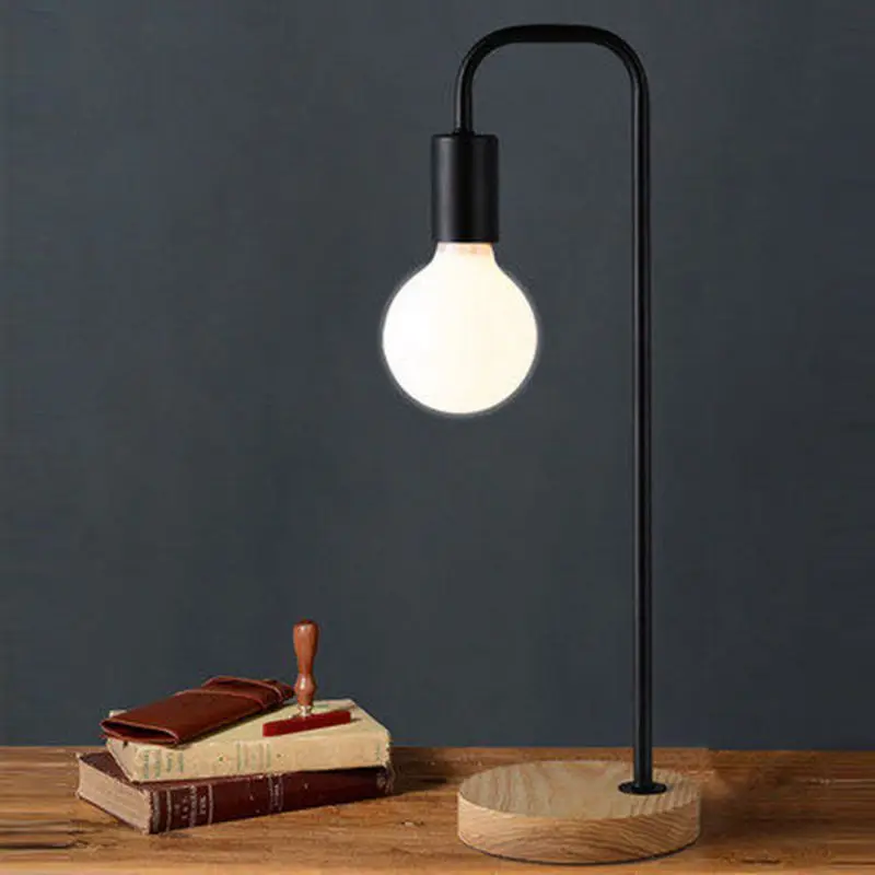 

TD8310-AN E27 LED Table Lamp For Bedroom Study Living Room Creative Iron Artistic Style Desk Lamp For Home Decoration