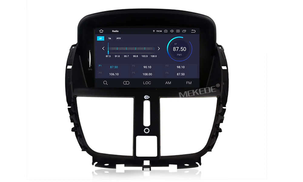 MEKEDE Android 9,0 1 Din Автомобильная магнитола для peugeot 207 2007-2011 2012 2013 Автомобильный мультимедийный плеер стерео gps навигации DVD SD