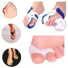 От болезненной опухоли на приспособление для устранения деформации пальца на ноге Ортопедические Кости палец исправление педикюра фиксатор, исправление силиконовый гель для большого пальца стопы для большого пальца, ухаживает за кожей стоп