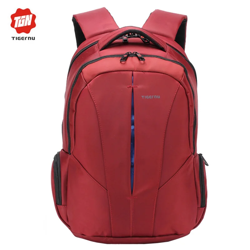Tigernu font b Backpack b font Student College Waterproof Nylon font b Backpack b font Men