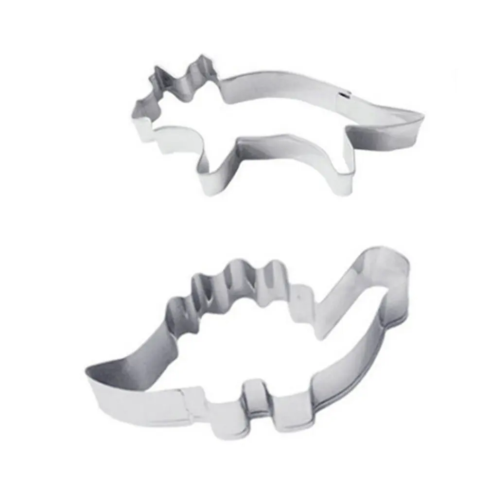 Stainless Steel Dinosaur Animal Fondant Cake Cookie Biscuit Cutter Decorating Mould Pastry Baking Tools