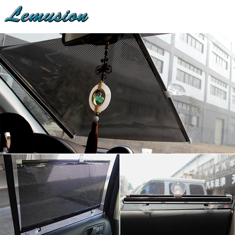 

Car-styling 1X Car front window shade Cover Automatic roller blind For BMW e46 e39 Toyota corolla rav4 Skoda octavia Accessories