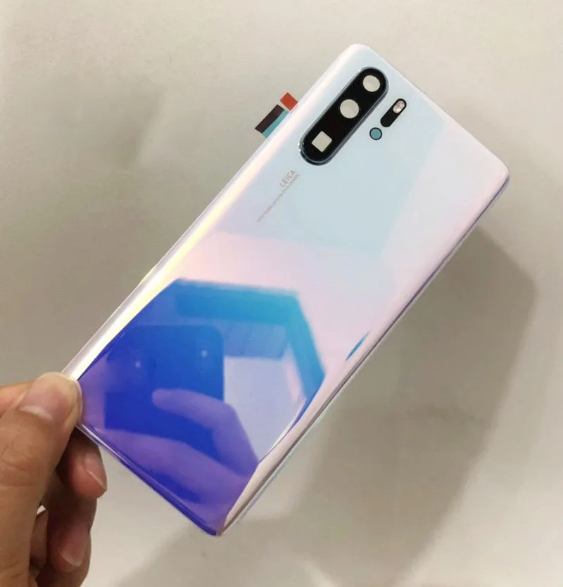 P30 задняя дверь для huawei P30/P30 Pro крышка батареи Стекло Корпус+ камера вспышка объектив Запасные части