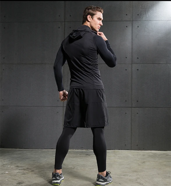 Quick Dry Men’s Compression Sportswear Sets - Image 5