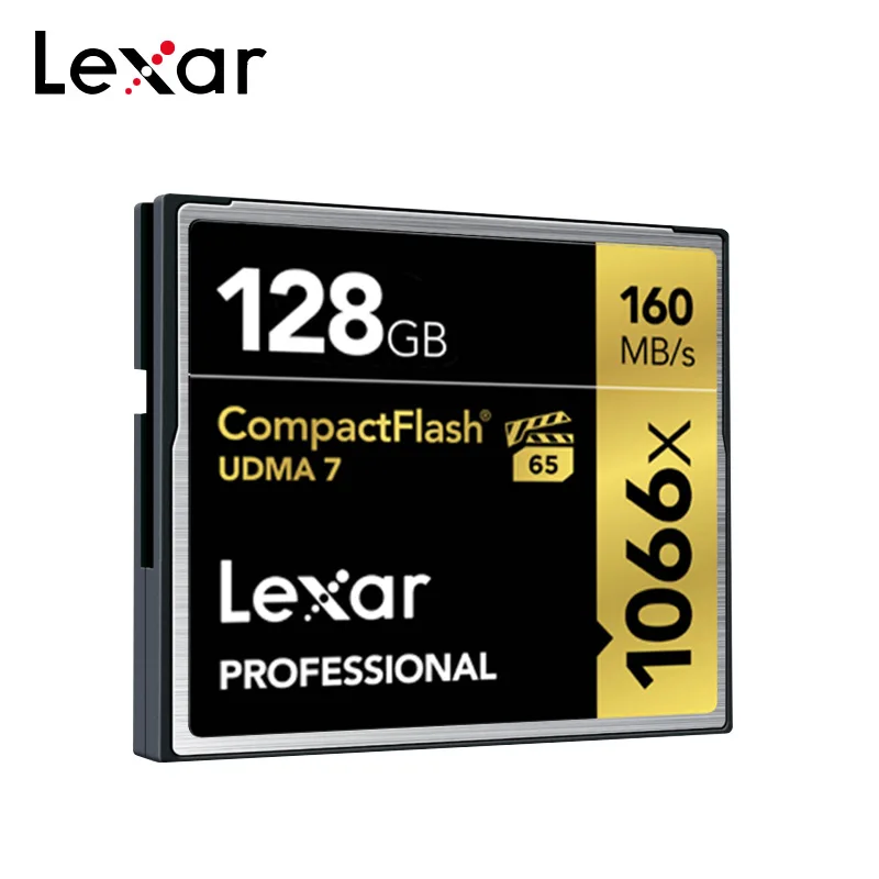 Купить Lexar Professional 1066x карта CompactFlash 128 ГБ 256 карты памяти 160 МБ с. с. компактный адаптер для флэш карт UDMA 7 CF для DSLR камера 4 к