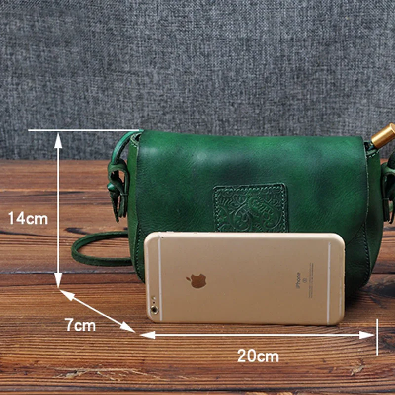 Online Original design Sommer handtaschen Messenger tasche Literatur und kunst Retro Die erste schicht Rindsleder leder Mini umhängetasche