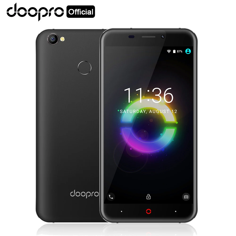 Doopro P2 Мобильный телефон 5 дюймов HD 5200 мАч MTK6580 4 ядра Android 7 0 1 ГБ Оперативная память 8