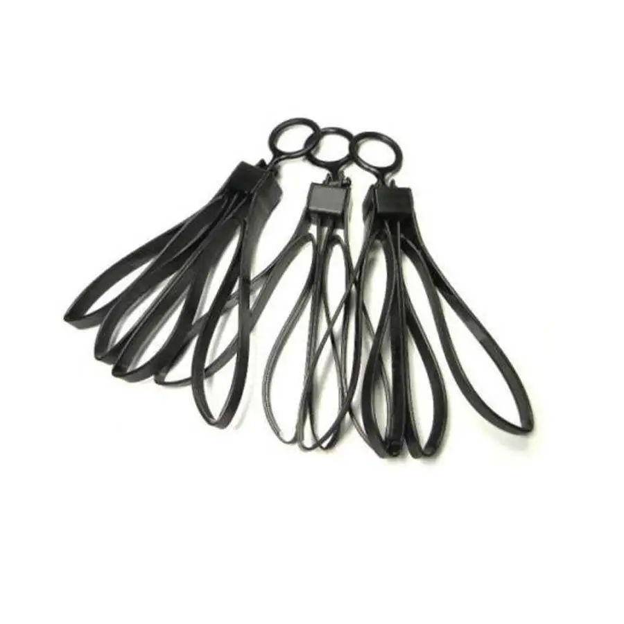 One Set Black TMC Tactical Plastic Cable Tie Strap Handcuffs CS Decorative Belt