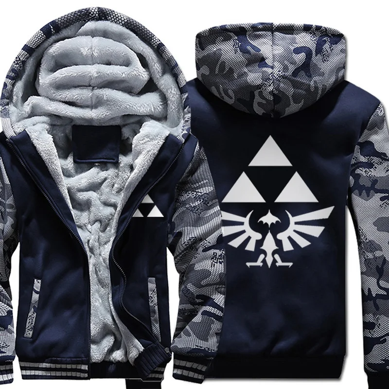 

Camouflage Winter Anime Legend of Zelda Jackets and Coats 3D Printed Sweatshirt Men Hoodies Hip Hop Streetwear Cosplay Harajuku