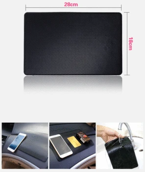 

500Pcs/Lot Anti-Slip Mat for Phone GPS Holder Car Dashboard Magic Slip Pad Car Styling Non-Slip 27x15 cm