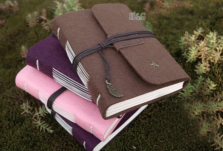 

FREE SHIPPING Handmade Vintage Books Notebooks Diary Sketchbook Notebook Paper School Supplies