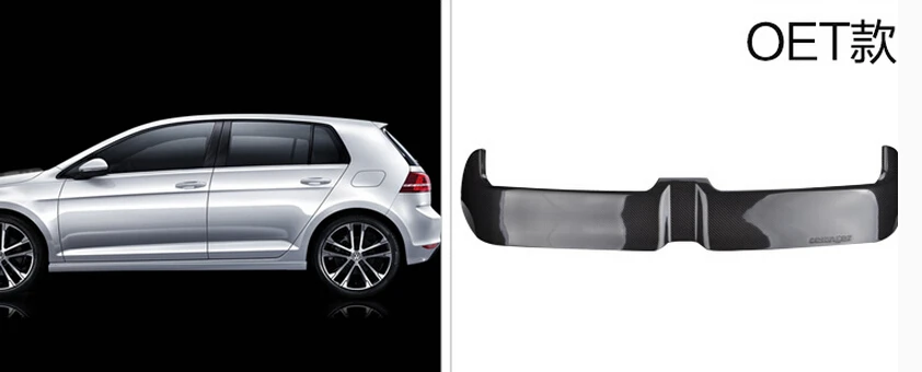 Golf 7 задний спойлер на крыше из углеродного волокна для VW Golf VII MK7 стандарт авто гоночный автомобиль задний багажник крыша губы крыло