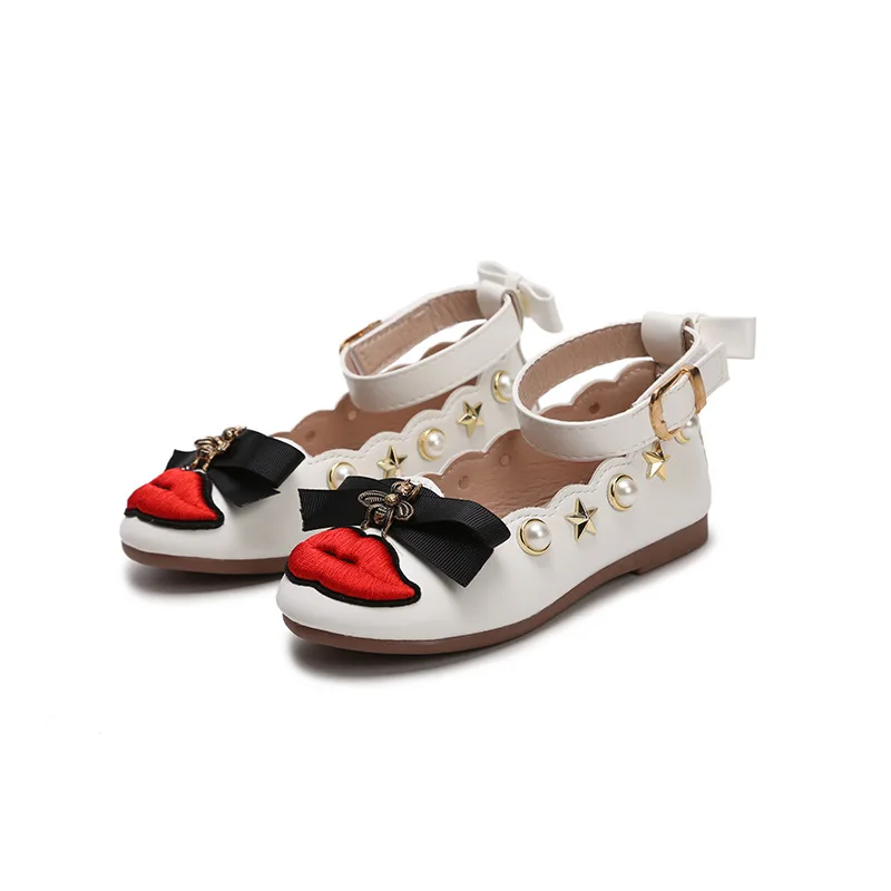 Spring new Asakuchi Lips kids toddler sneakers Chi...