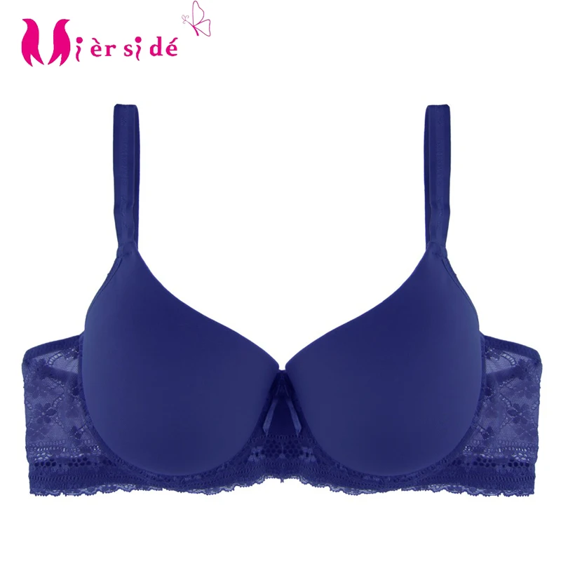 

2014 women bra comfortable free shipping push up women underwear edge have lace Brown color